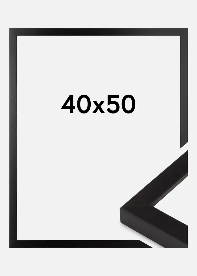 Macro de cuadro Negro Ancho 40 x 50 cm