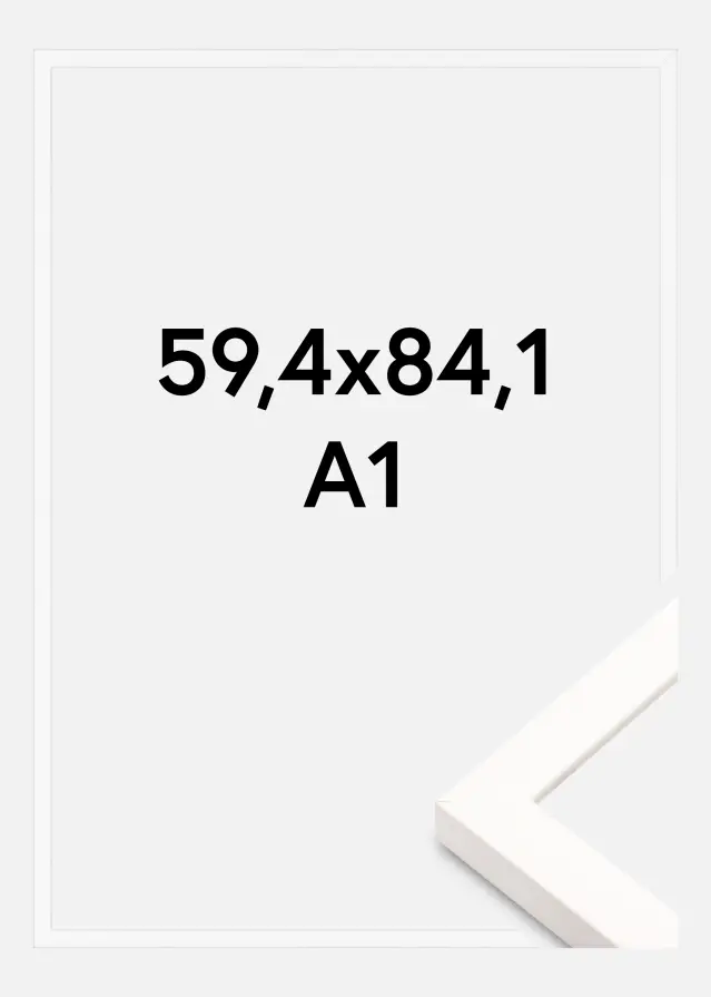 Marco Brooke Acrílico Blanco 59,4x84,1 cm (A1)