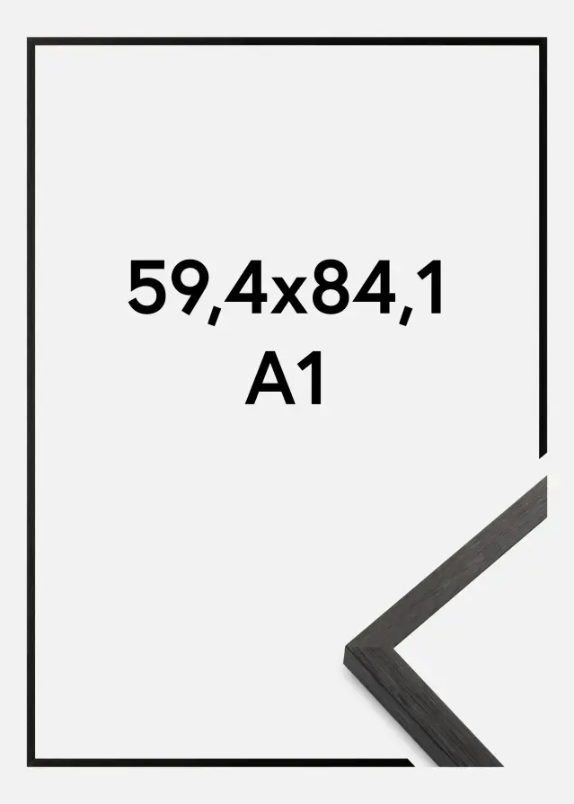 Marco Chair Negro 59,4x84,1 cm (A1)