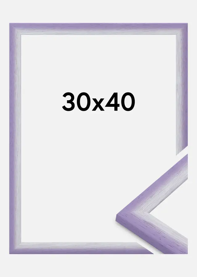 Marco Cornwall Vidrio acrílico Lila claro 30x40 cm