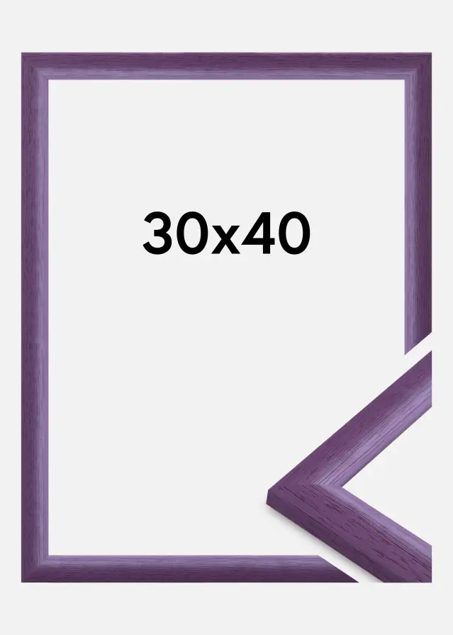 Marco Cornwall Vidrio acrílico Lila 30x40 cm