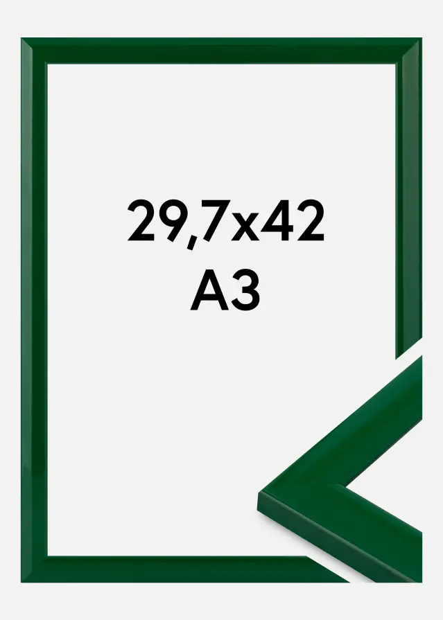Marco Dorset Vidrio acrílico Verde 29,7x42 cm (A3)