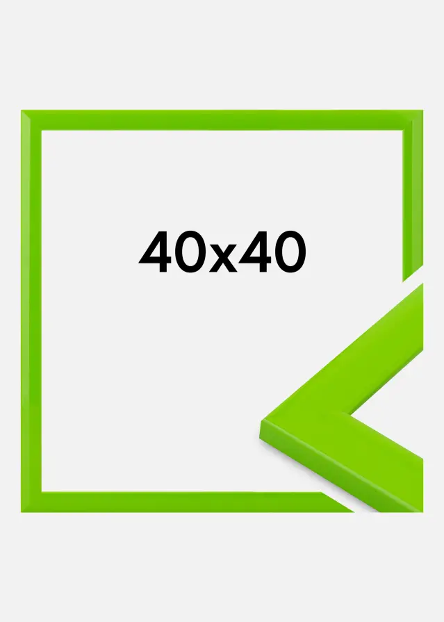 Marco Dorset Vidrio acrílico Verde claro 40x40 cm