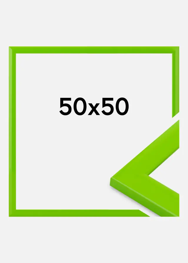 Marco Dorset Vidrio acrílico Verde claro 50x50 cm