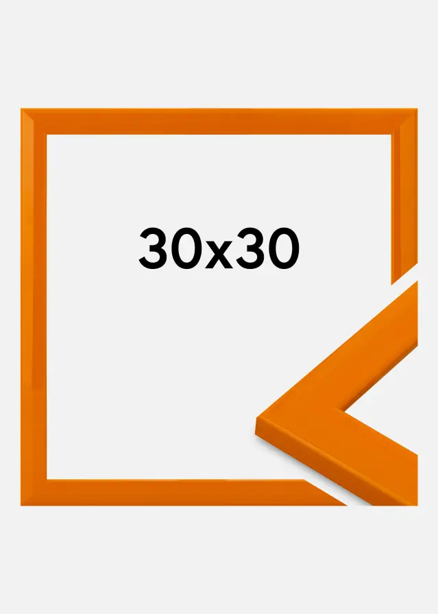 Marco Dorset Vidrio acrílico Naranja 30x30 cm