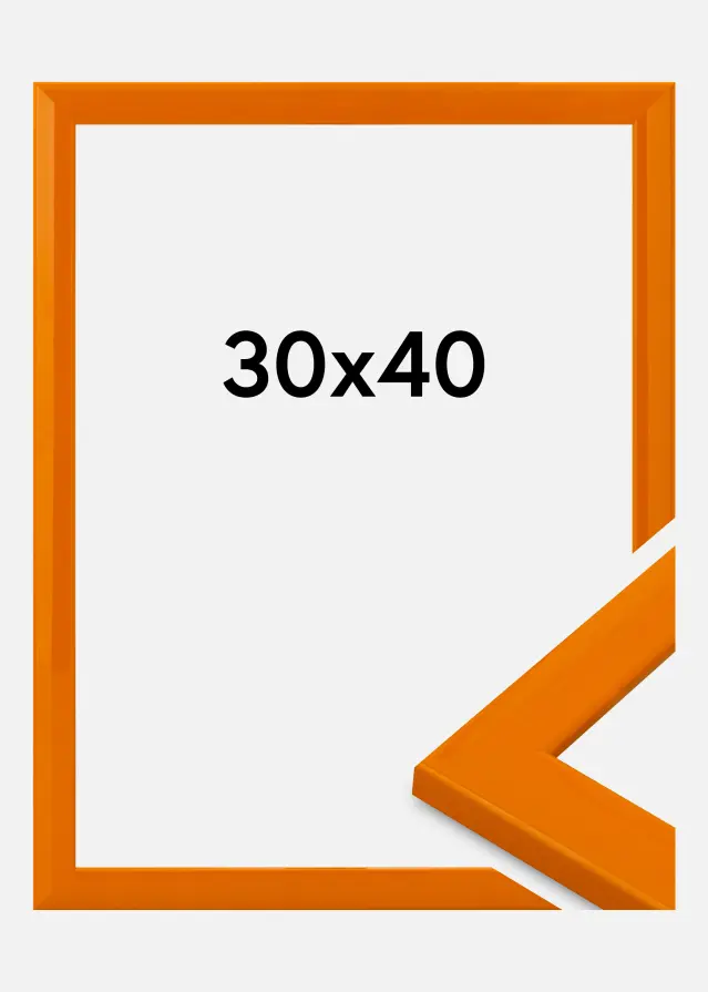 Marco Dorset Vidrio acrílico Naranja 30x40 cm