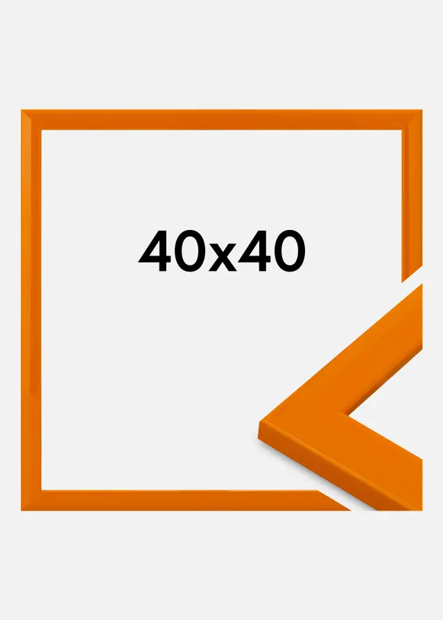 Marco Dorset Vidrio acrílico Naranja 40x40 cm