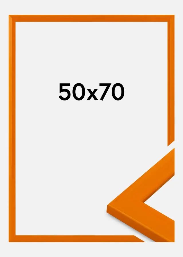 Marco Dorset Vidrio acrílico Naranja 50x70 cm