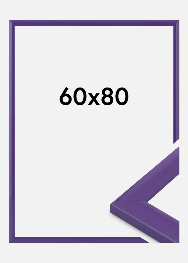 Marco Dorset Vidrio acrílico Lila 60x80 cm