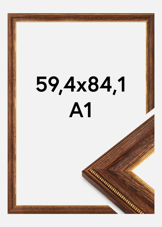 Marco Fabriano Acrílico Marrón 59,4x84,1 cm (A1)