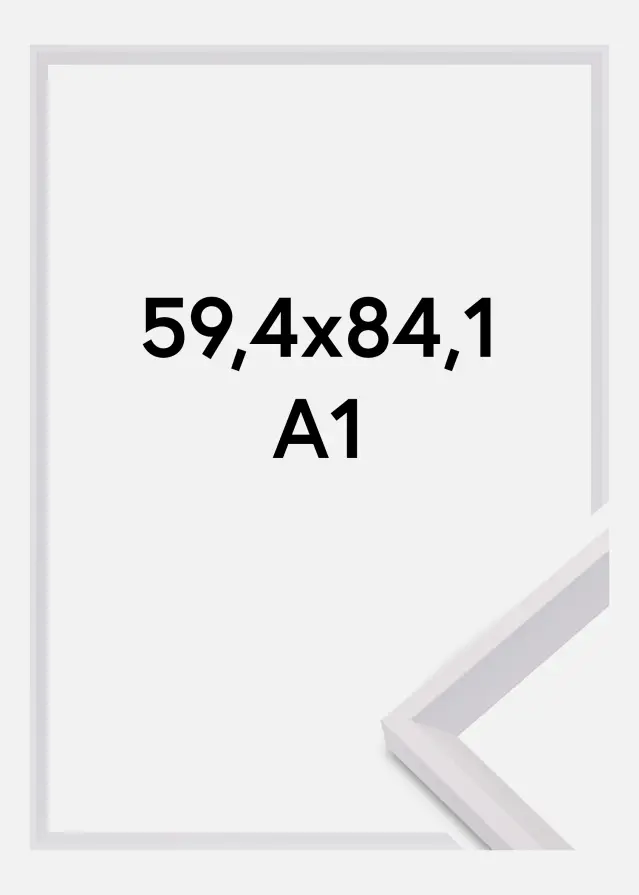 Marco Globe Vidrio acrílico Blanco 59,4x84,1 cm (A1)