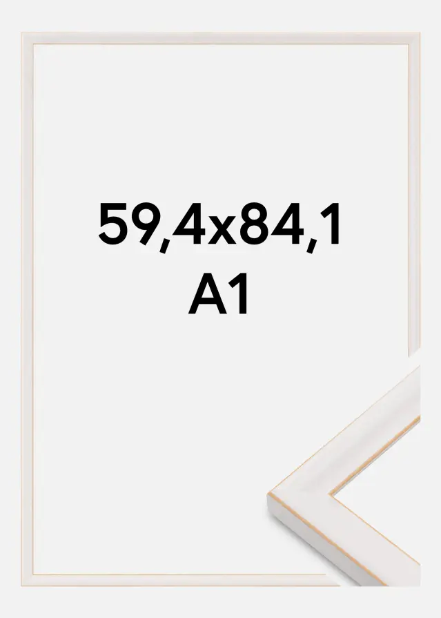 Marco Marie Claire Acrílico Blanco 59,4x84,1 cm (A1)