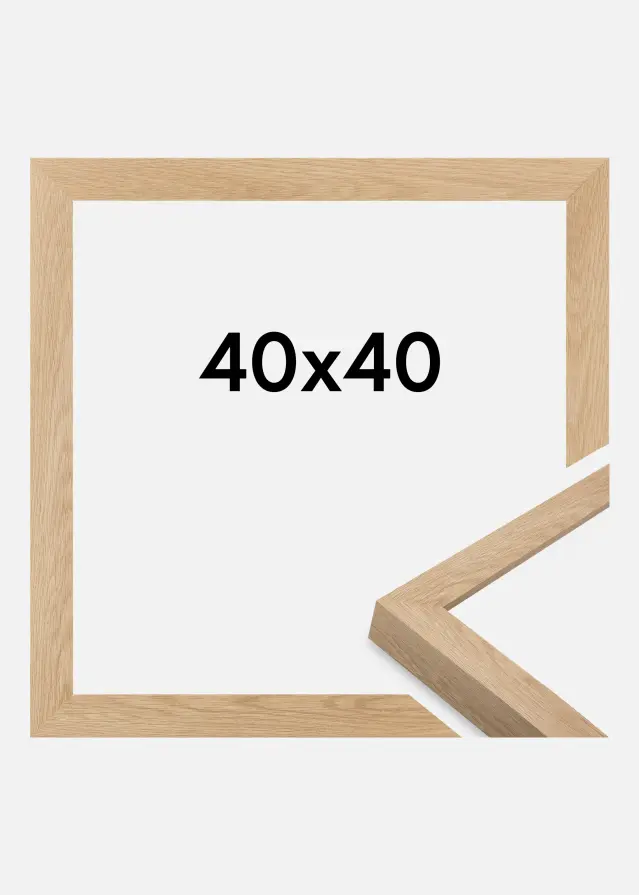 Marco Wells Vidrio acrílico Roble 40x40 cm