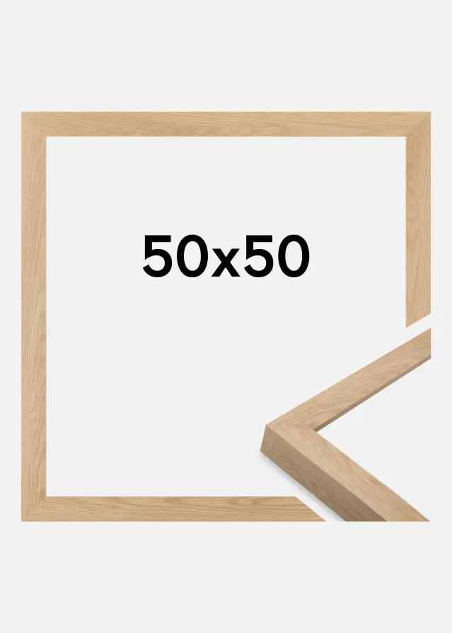 Marco Wells Vidrio acrílico Roble 50x50 cm