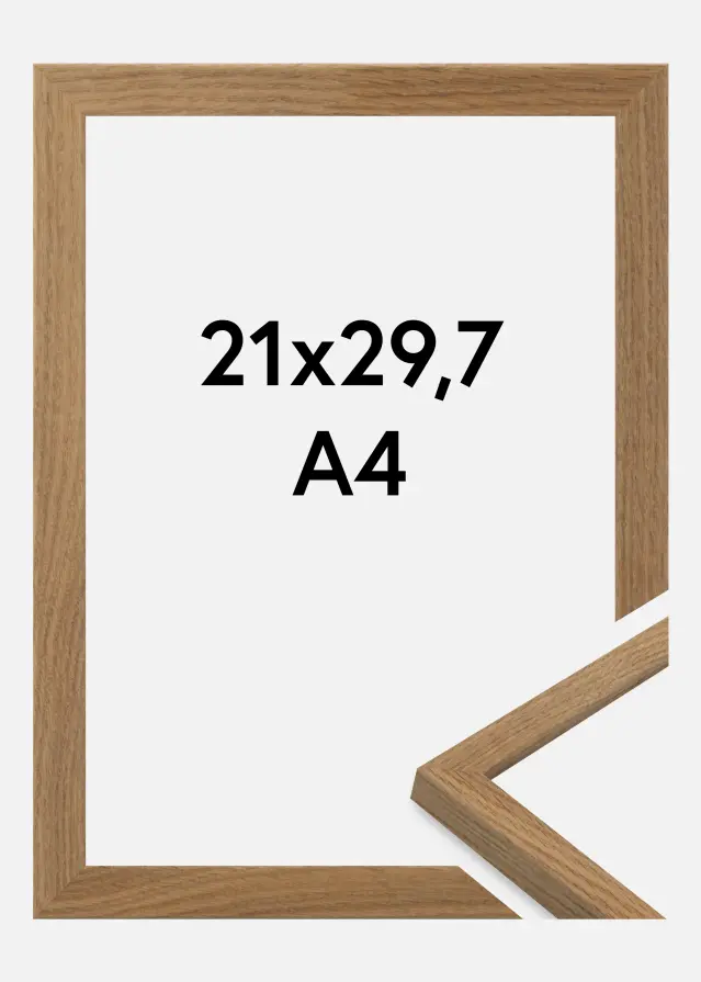 Marco Salisbury Vidrio acrílico Roble 21x29,7 cm (A4)