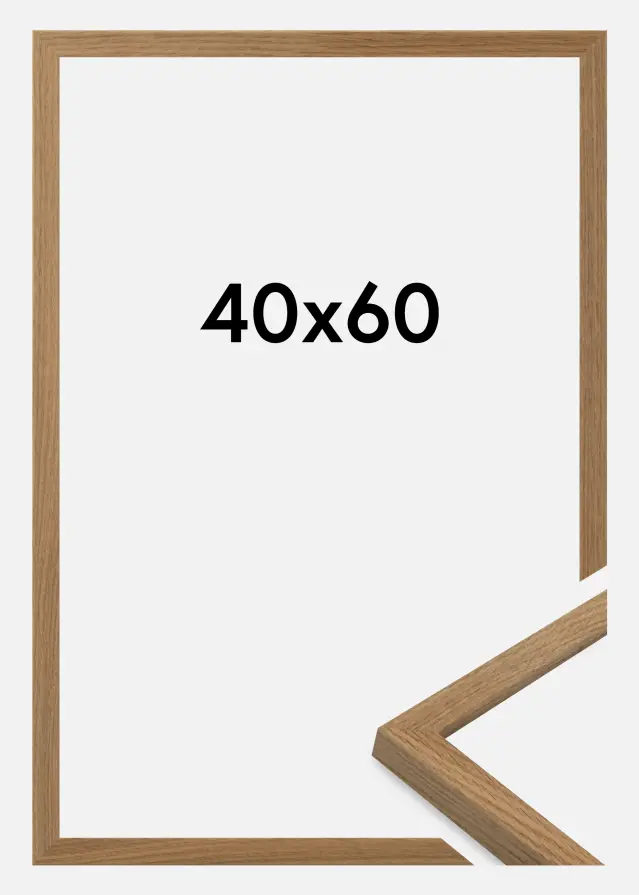 Marco Salisbury Vidrio acrílico Roble 40x60 cm