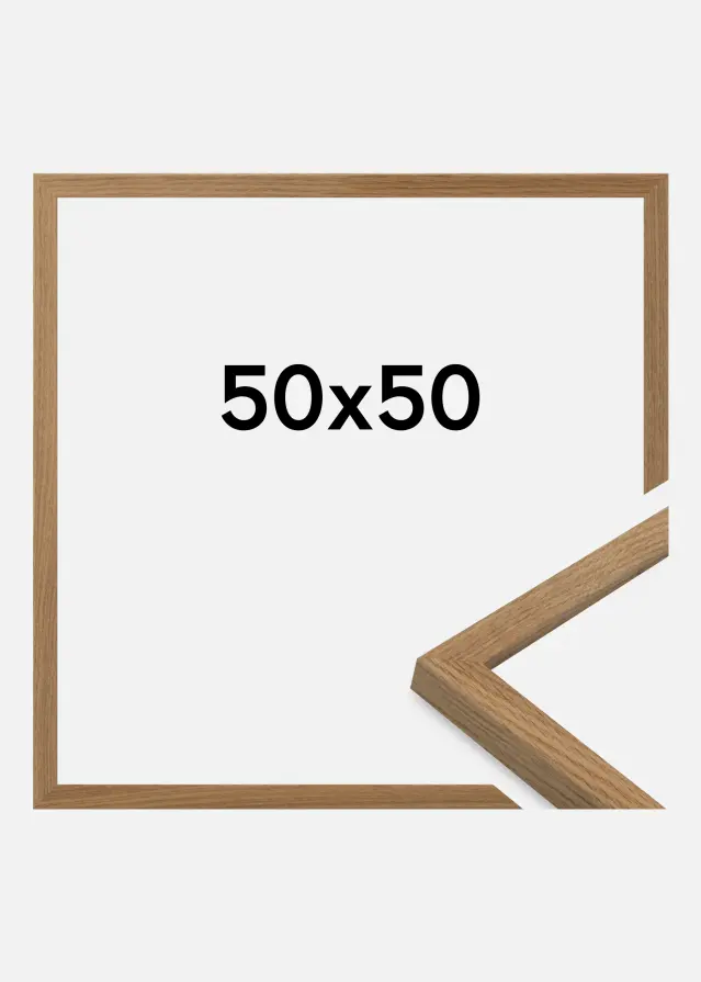 Marco Salisbury Vidrio acrílico Roble 50x50 cm