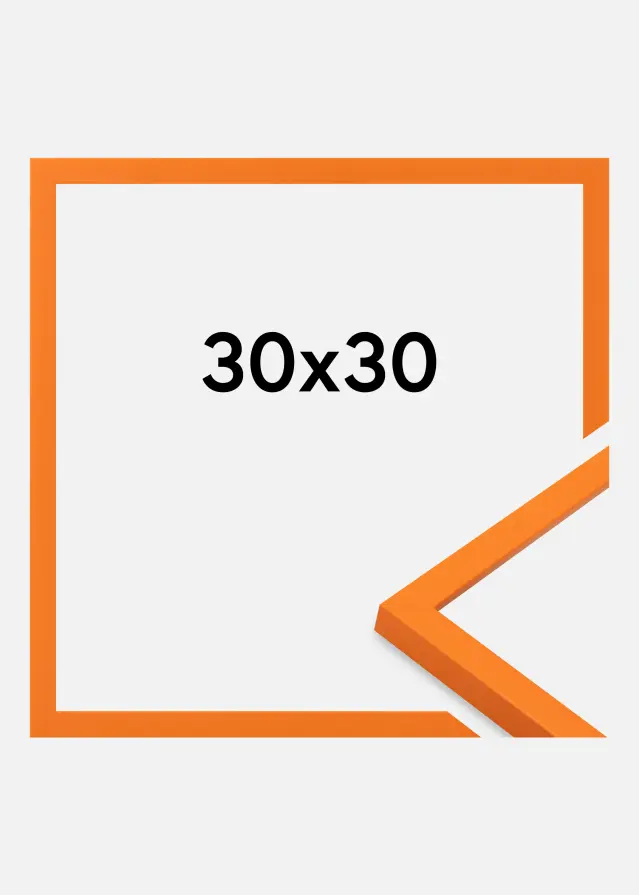 Marco Kent Vidrio acrílico Naranja 30x30 cm