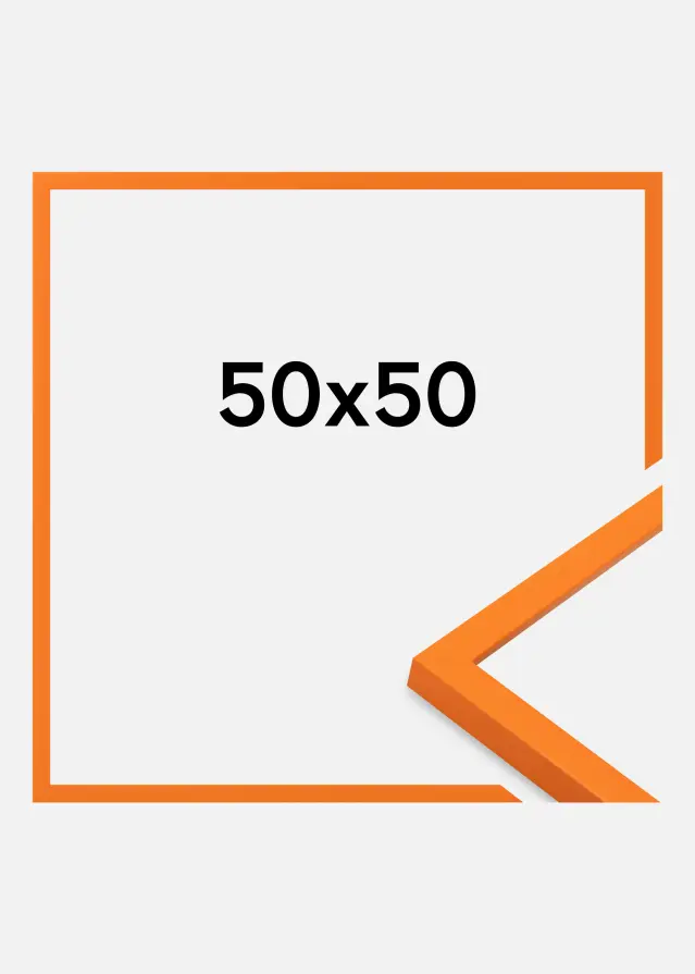 Marco Kent Vidrio acrílico Naranja 50x50 cm