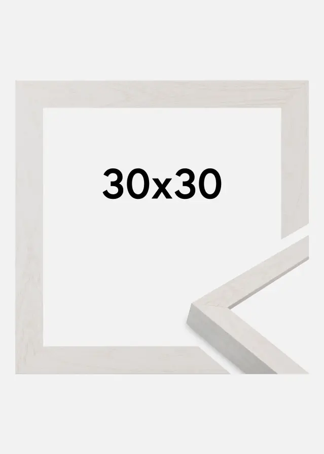 Marco Wells Vidrio acrílico Blanco 30x30 cm