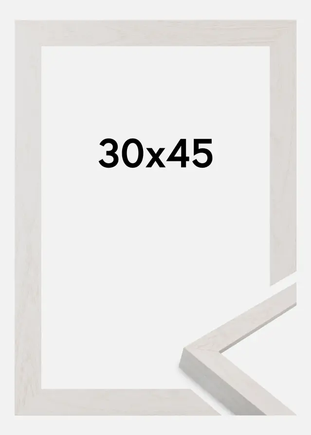 Marco Wells Vidrio acrílico Blanco 30x45 cm