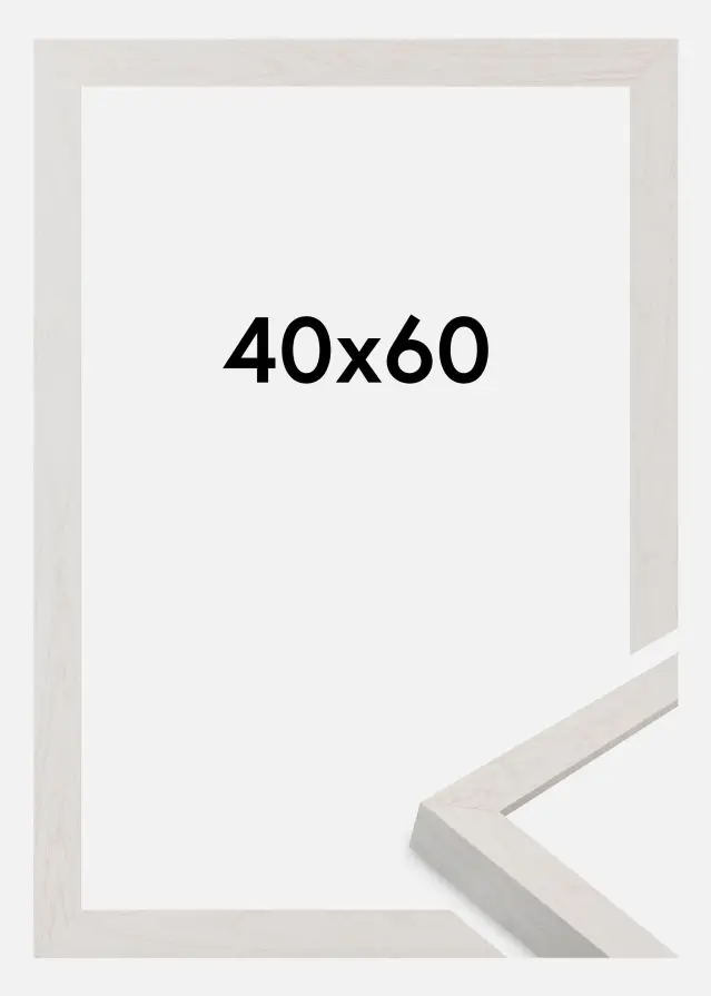 Marco Wells Vidrio acrílico Blanco 40x60 cm