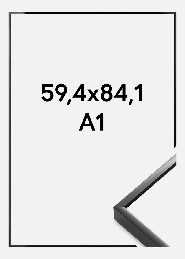 Marco Nielsen Premium Alpha Acabado brillante Negro 59,4x84,1 cm (A1)