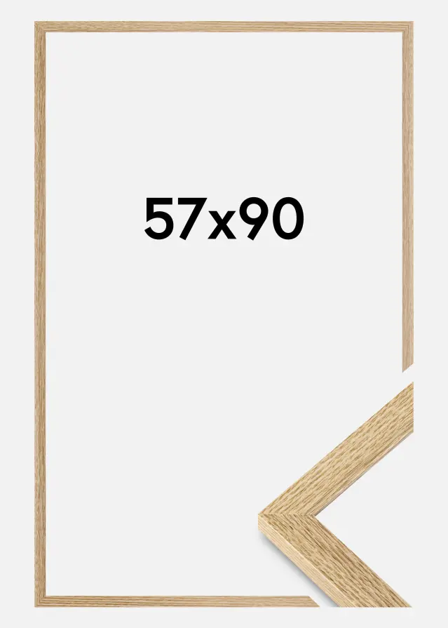 Marco Selection Vidrio acrílico Roble 57x90 cm