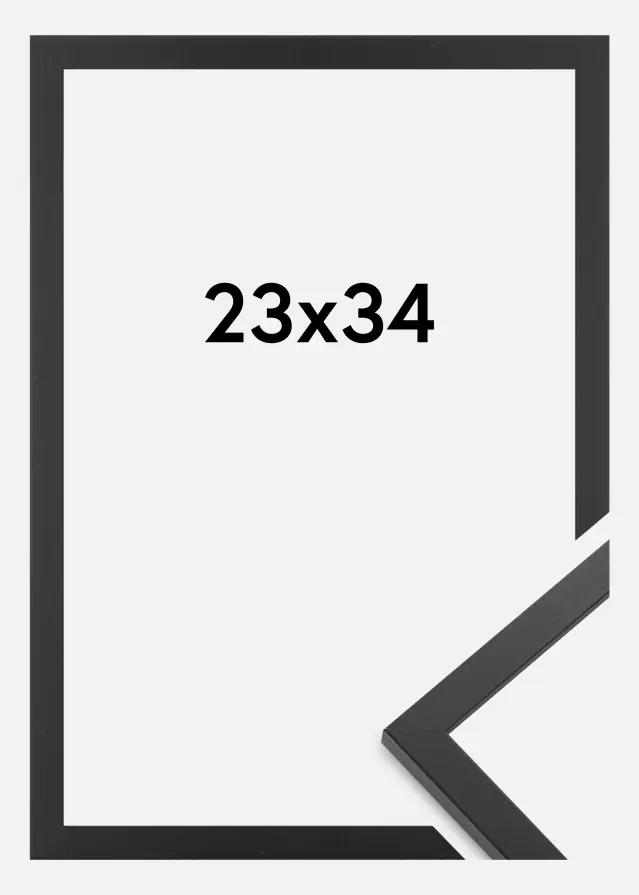 Marco Trendy Vidrio acrílico Negro 23x34 cm