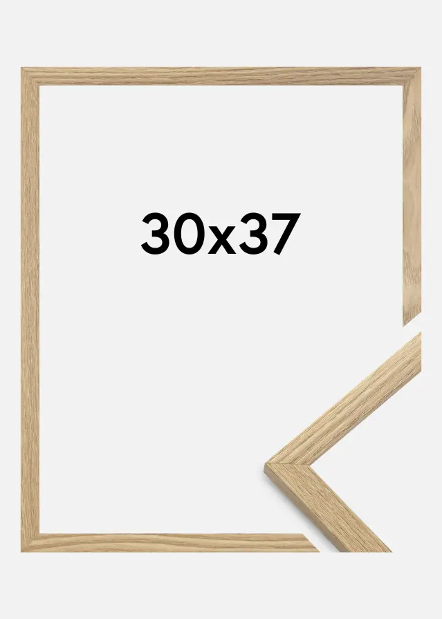 Marco Trendy Vidrio acrílico Roble 30x37 cm