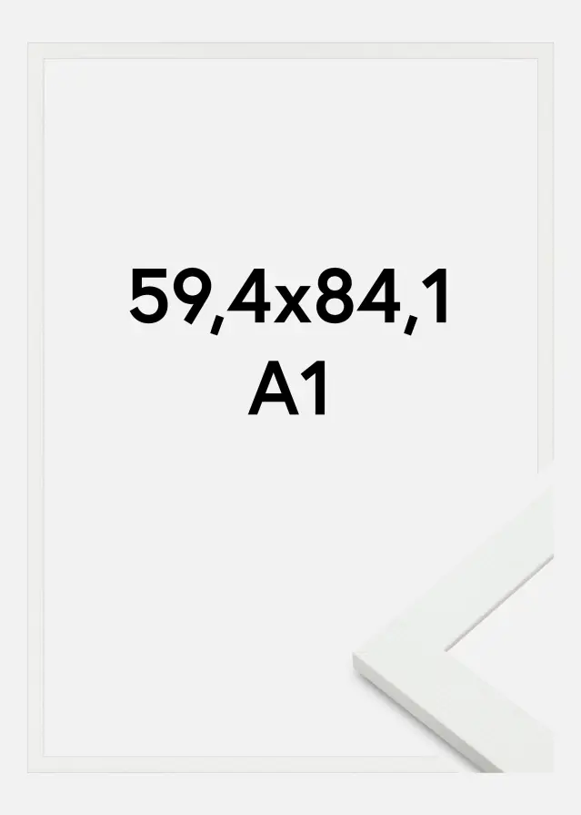 Marco Sandra Acrílico Blanco 59,4x84,1 cm (A1)
