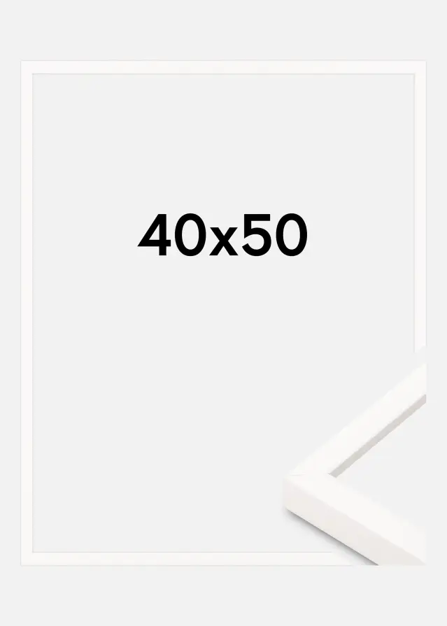 Macro de cuadro Blanco Delgado 40 x 50 cm