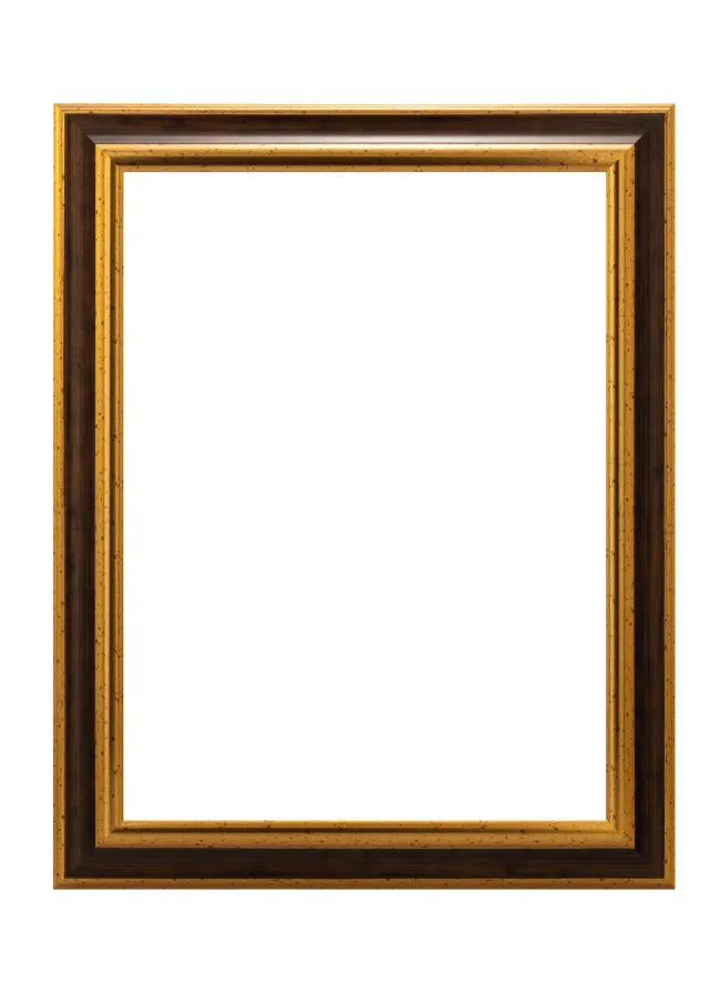 Marco Aberystwyth Vidrio acrílico Oro 30x40 cm