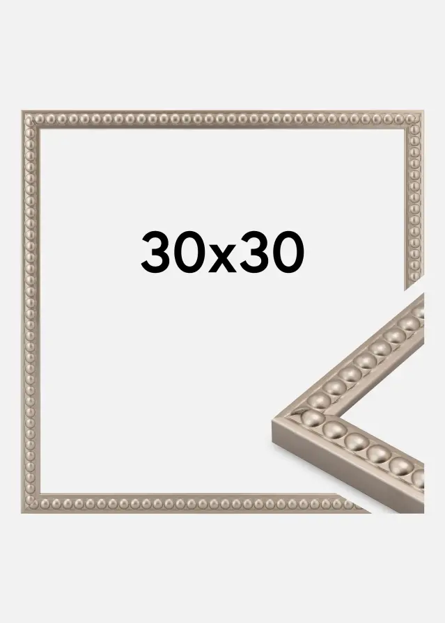 Marco Perla Vidrio acrílico Champagne 30x30 cm