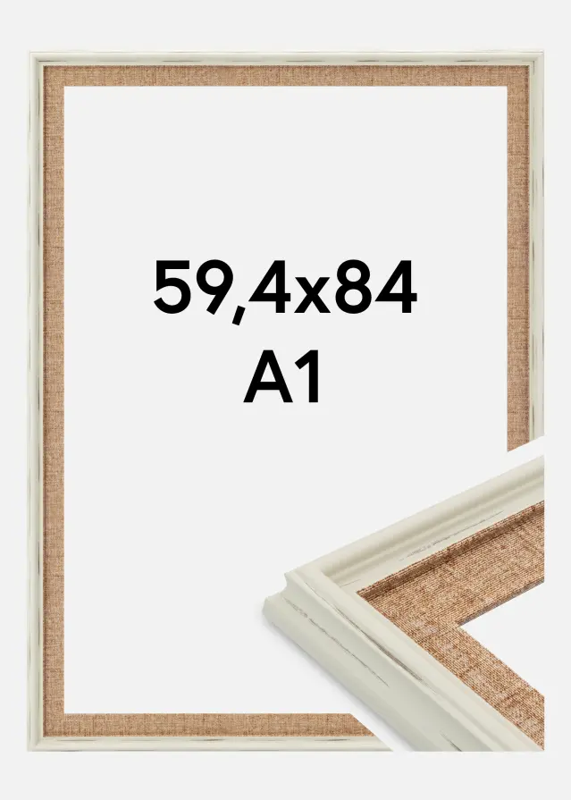 Marco Sandweave Vidrio acrílico Blanco 59,4x84 cm (A1)