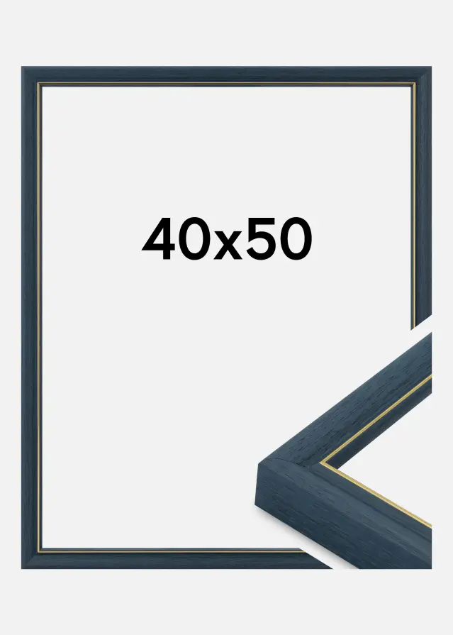 Marco Canterbury Vidrio acrílico Azul 40x50 cm