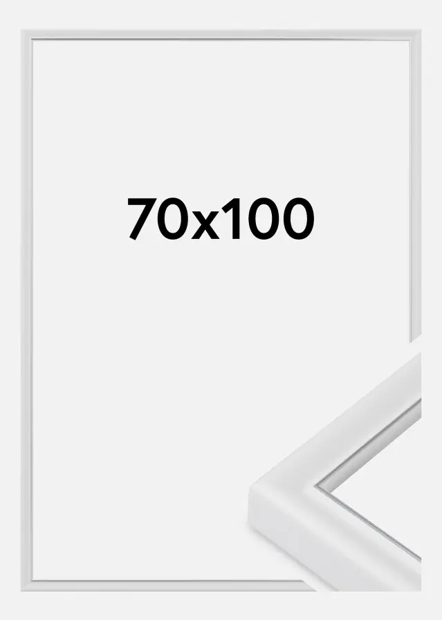 Marco Canterbury Vidrio acrílico Blanco 70x100 cm