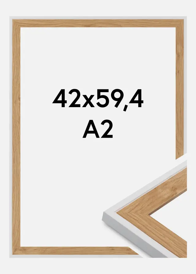 Marco Clearline Vidrio acrílico Blanco 42x59,4 cm (A2)