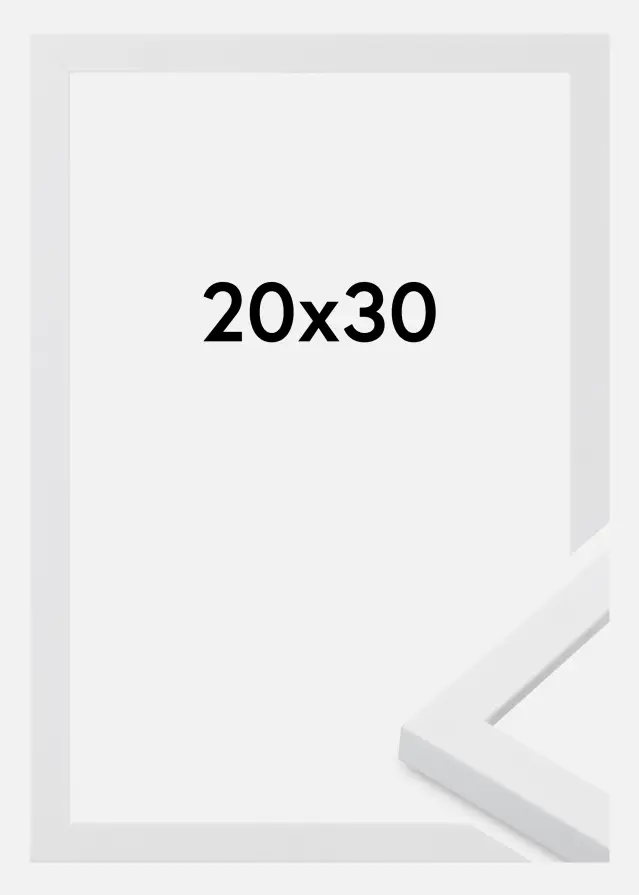 Marco Oban Vidrio acrílico Blanco 20x30 cm
