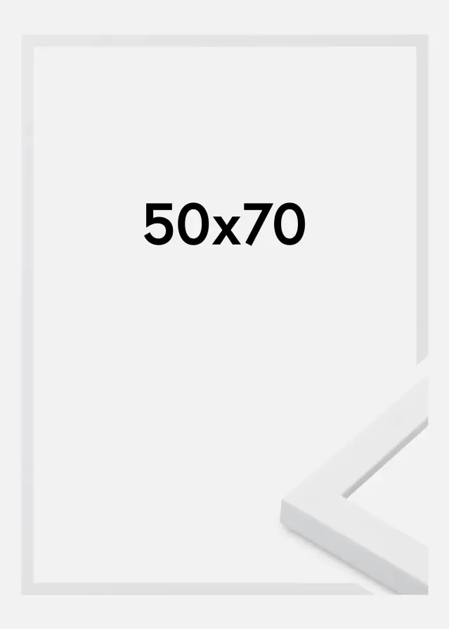 Marco Oban Vidrio acrílico Blanco 50x70 cm