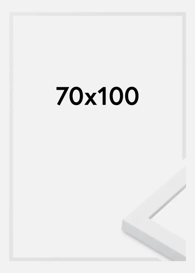 Marco Oban Vidrio acrílico Blanco 70x100 cm