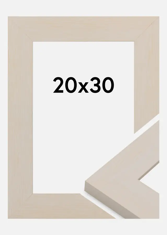 Marco Pembrokeshire Vidrio acrílico Blanco 20x30 cm