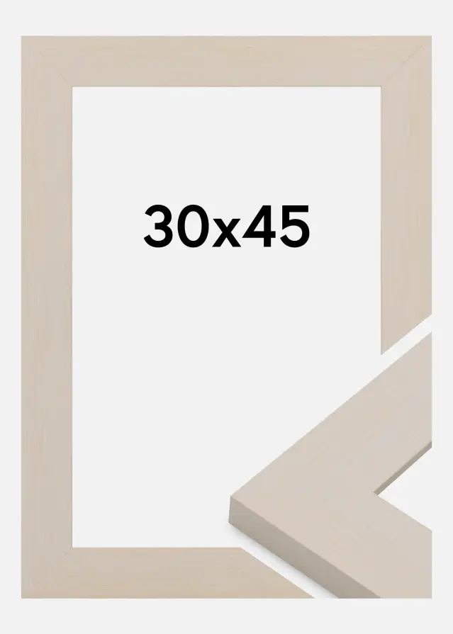 Marco Pembrokeshire Vidrio acrílico Blanco 30x45 cm