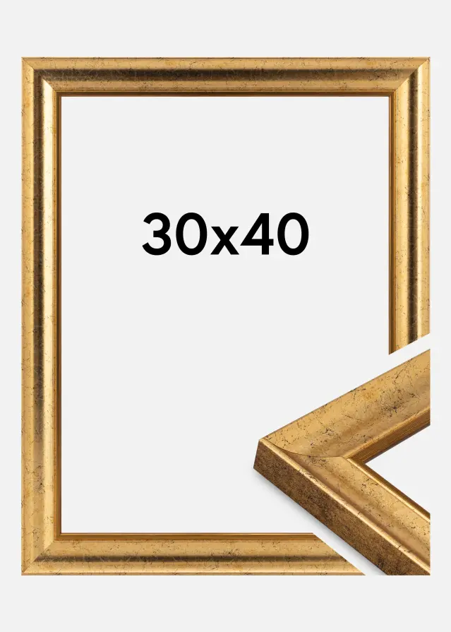 Marco Conca Vidrio acrílico Oro 30x40 cm