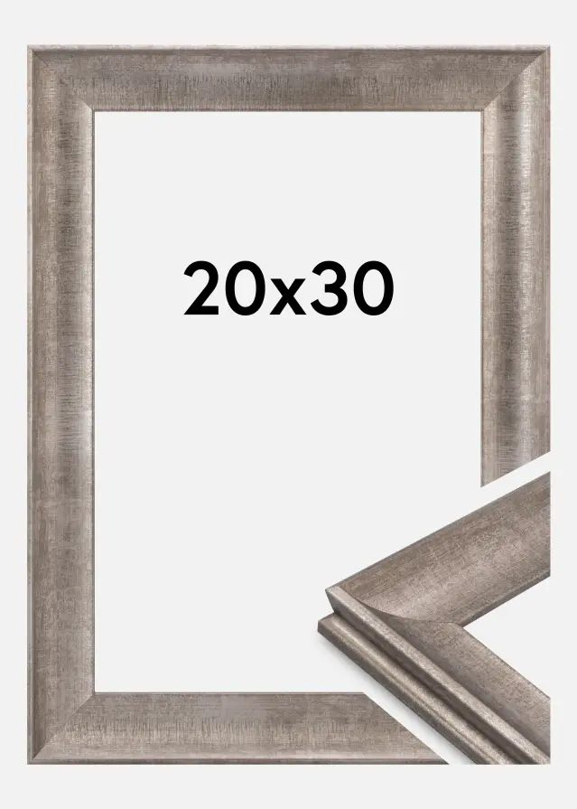 Marco Conca Vidrio acrílico Plata 20x30 cm