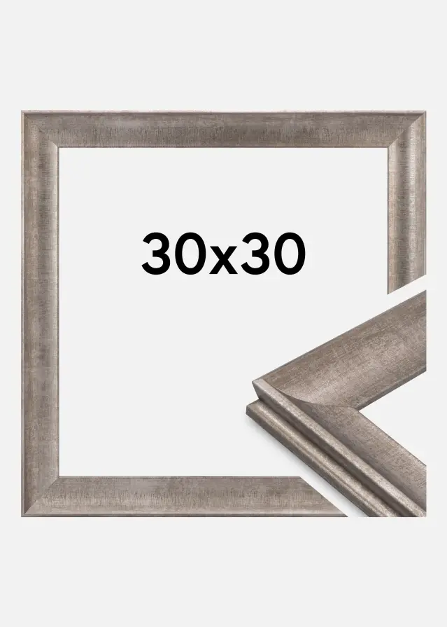 Marco Conca Vidrio acrílico Plata 30x30 cm