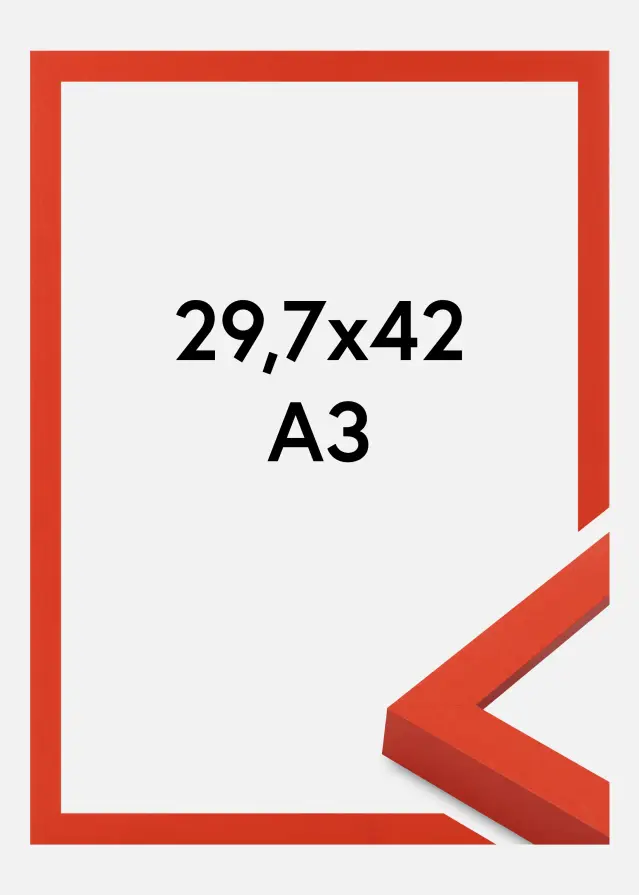 Marco Selection Vidrio acrílico Red 29.7x42 cm (A3)
