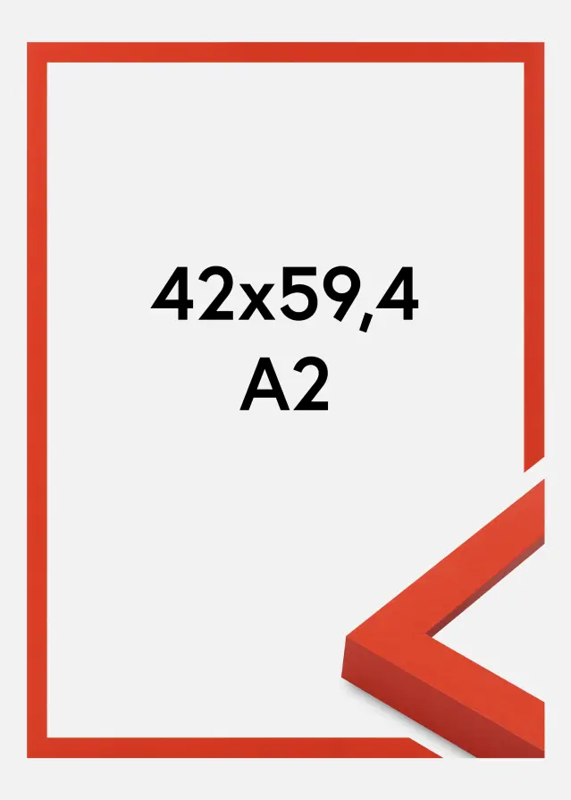 Marco Selection Vidrio acrílico Red 42x59.4 cm (A2)