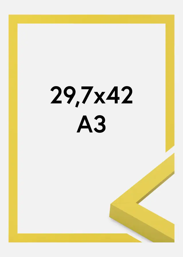 Marco Selection Vidrio acrílico Yellow 29.7x42 cm (A3)