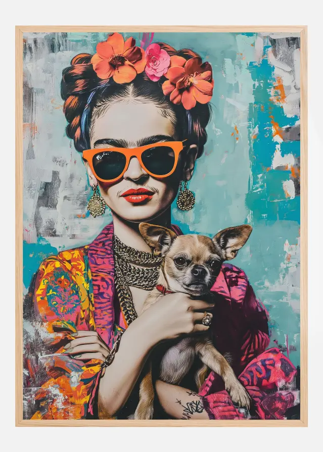 Frida Chihuahua Póster